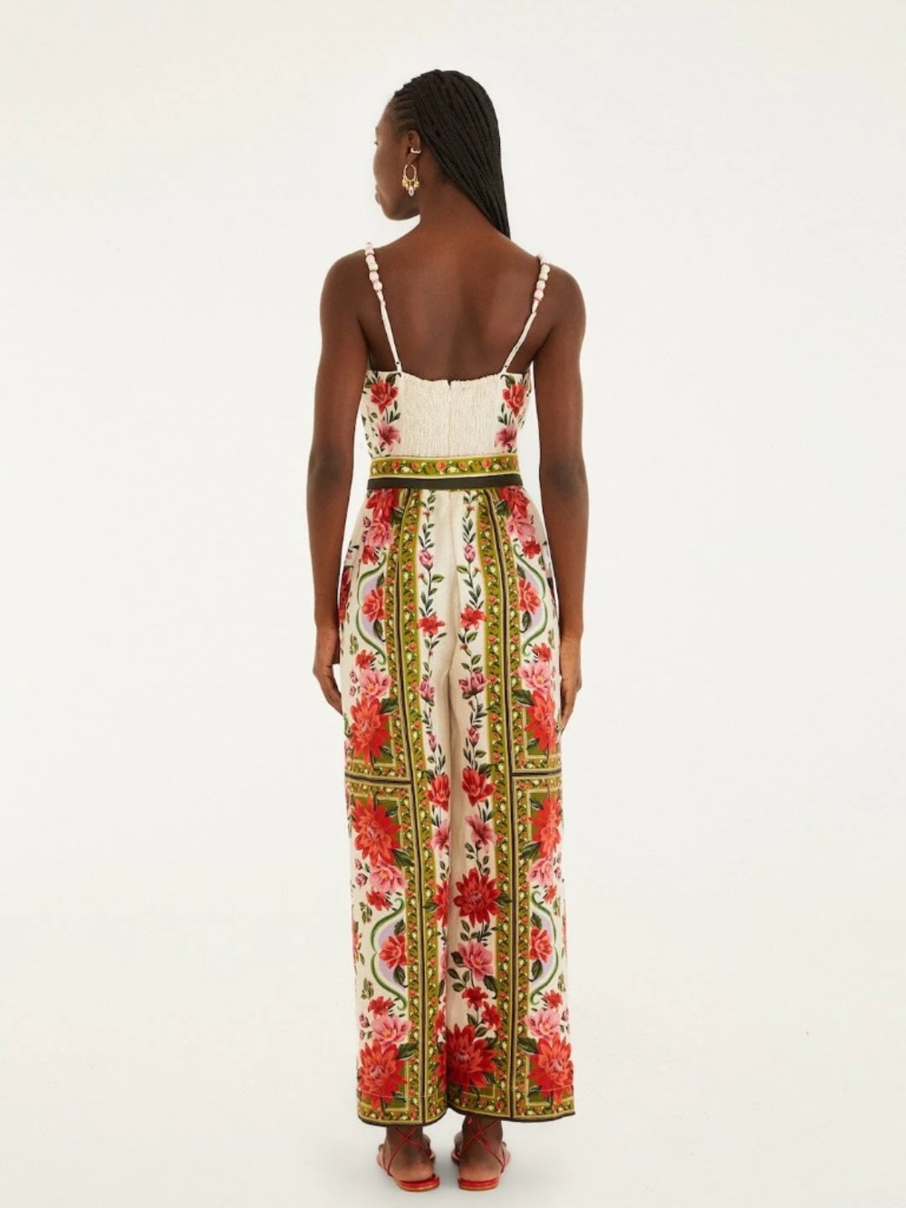 NWT XS Sand Wonder Rio Sleeveless Wide-Leg Jumpsuit - Picture 3 of 3